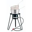 Brinkmann 815-3680-S All-Purpose Gas Cooker and Fryer with Pan and Basket Set, Black