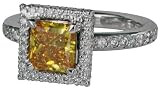 Michael B. Trois Princess Diamond Ring - Size 5 3/4