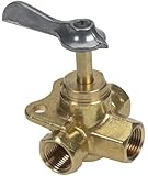 Moeller Fuel Tank Three-Way Valve (3/8", Brass)
