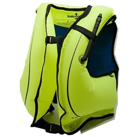 Surfing Kayaking Snorkeling Snorkel Life Vest with Oral Inflator