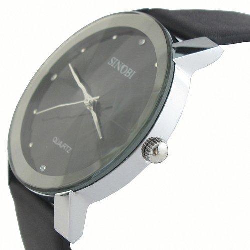 Youyoupifa Fashion Simple Design Black Couple Table Men's Wrist Watch NBW0QU6916-MM1