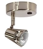 Romore Single Switched Spot Light Satin Chrome Finish