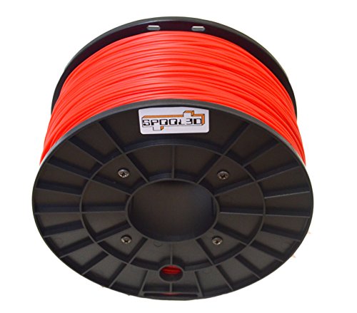 Spool3d 1.75mm Red PLA Filament 1kg (2.2lbs) spool for Reprap, Makerbot, Afinia & UP! 3D Printer