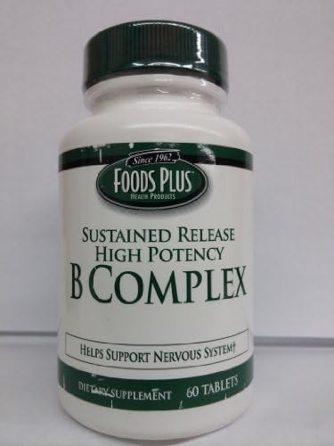 B-complex Hi-pot Sustained Release Food Plus 60 Tabs by B-complex