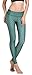 Jescakoo Digital Print Mermaid Fish Scale Stretch Leggings Pant for Women