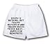 White Boxer Short with Death is nothing, but to live defeated and inglorious is to di...