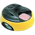 Designer Habitat - 4 Day Meal Yellow Automatic Pet Feeder Bowl with voice recorder + 1 free Volume Reducer and 1 free Adapter Tray