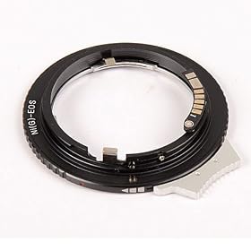 DSLRKIT AF Confirm Nikon G AF-S AI F Lens to Canon EOS EF Mount Adapter with Aperture Control Lever 600D 550D 1100D 60D 7D 5D