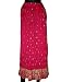 Womens Skirt Magenta Boho Bellydance Cotton Crinkle Skirt 38 Inches