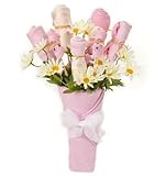 Unique Baby Clothing Bouquet - PINK for GIRLS - More Practical for New Moms than Real Flowers! - Gr