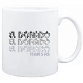 Mug White " El Dorado State " Usa Cities