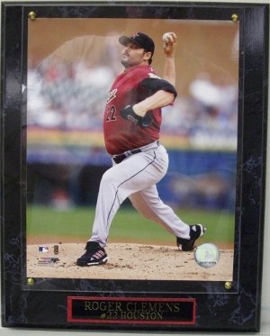 Roger Clemens unsigned Houston Astros 8x10 Photo Plaque