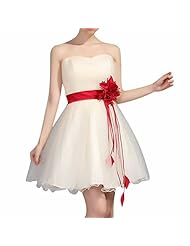 Strapless Knee Length Corset   Waistline Evening Dress/Prom Dress/Party Dress 