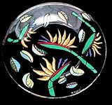 Bird of Paradise Design - Hand Painted - Snack/Cake Plate - 7 inch diameter Bird of Paradise Design - Hand Painted - Snack/Cake Plate - 7 in