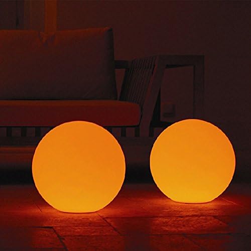 LYWOO Ball Shaped Waterproof Rechargeable LED Light Lamp Nightlight with Remote Control, 16 Dimming Colors, 4 Effects, Best Decoration for Outdoor and Indoor