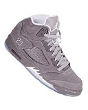 Nike Air Jordan 5 Retro " Wolf Grey " Light Graphite/White-Wolf Grey Mens Shoes 136027-005-9.5