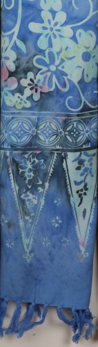 10X 66 Rayon Batik Scarf