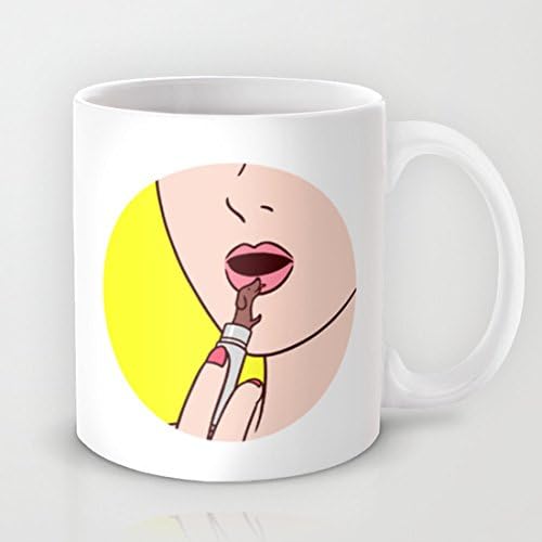 SANOV Gift Mug,Lipstick Dachshund Mug