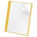 Oxford Premium Clear Front Report Covers, Letter Size, Yellow, 25 per Pack (58809EE)