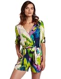 Charlie Jade Women's Amy Romper, Blue/Green, Medium