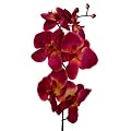 Kunstblume Orchideenzweig 78cm. Farbe CERISE
