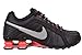 Nike Women's WMNS Shox Junior, BLACK/METALLIC SILVER-DARK GREY-HYPER PUNCH