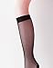 Vero Monte 4 Pairs Women's Fishnet Knee High Socks - Stylish Black + Hollow Out