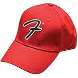 Fender&reg; Big "F" Logo Stretch Cap, Black, S/M