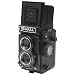Photo : Seagull 107, 6cm x 6cm Medium Format Twin Lens Reflex (TLR) Camera with Built-in 75mm f/3.5 Lens.