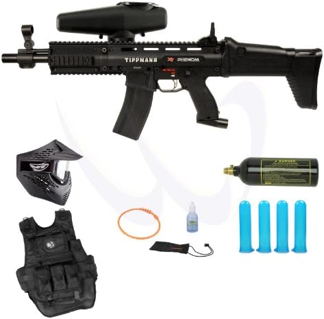 Tippmann X-7 X7 Phenom Electro Assault Paintball Marker Prime Package