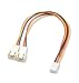 Syba SY-CAB65007 3 Pin Female to 2 x 3 Pin Male Connectors Fan Power Extension Y Cable (7.75 Inches)