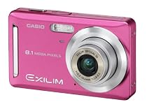 Casio Exilim EX-Z9 PK Digitalkamera (8 Megapixel, 3-fach opt. Zoom, 6,1 cm (2,4 Zoll) Display) pink