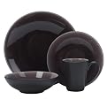 Zazen Crackle 16-pc. Dinnerware Set - Purple