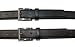 Big Mens Size Basic Dress Leather Belt w/ Silver Buckle by Executive Collection