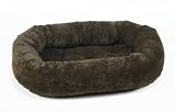 Bowser Donut Bed- Chocolate Bones Microvelvet- Medium