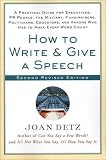 How to Write & Give a Speech
