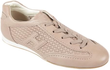 Hogan women's shoes leather trainers sneakers olympia brown US size 5.5 HXW0520D370D0WC416