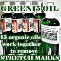 GREEN15 Oil Organic Blend for Stretch Marks & Scars Formula 4oz/120ml