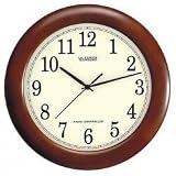 La Crosse Technology WT-3122A 12 1/2-Inch Wood Atomic Analog Clock