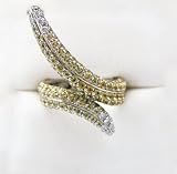 18k White Gold Diamond and Sapphire Palmiero Jewellery Design Ring