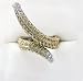 18k White Gold Diamond and Sapphire Palmiero Jewellery Design Ring