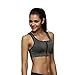 SUNVP Women's Seamless Yoga Sports Front Zipped Bra