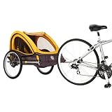 Schwinn Bicycle Trailer With Conver - Yellow/ Gray (Double)