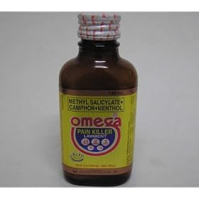 Omega Pain Killer Liniment 120 ml Bottle