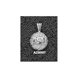 Arizona State Asu Basketball Pendant (Silver)