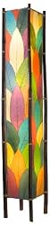 FortuneTowerMulticolorCocoaLeaves72HighFloorLamp