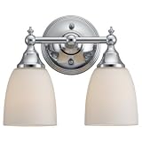Sea Gull 44616-05 Finitude 2-Light Chrome Wall Bar
