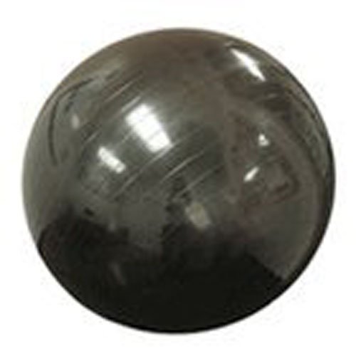 Max Fitness 75cm Exercise Ball with Foot Pump (Black)