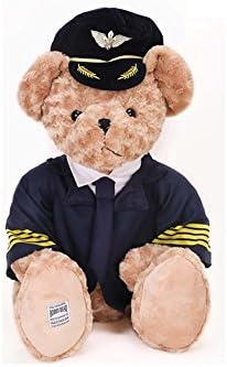 Kids Toys Plush Toys Bear Toy Air Force Pilot Captain Teddy Doll Baby Christmas Gifts