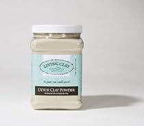 Living Clay Detox Clay Powder 1/2 Gal (4lb) All Natural Calcium Bentonite Clay